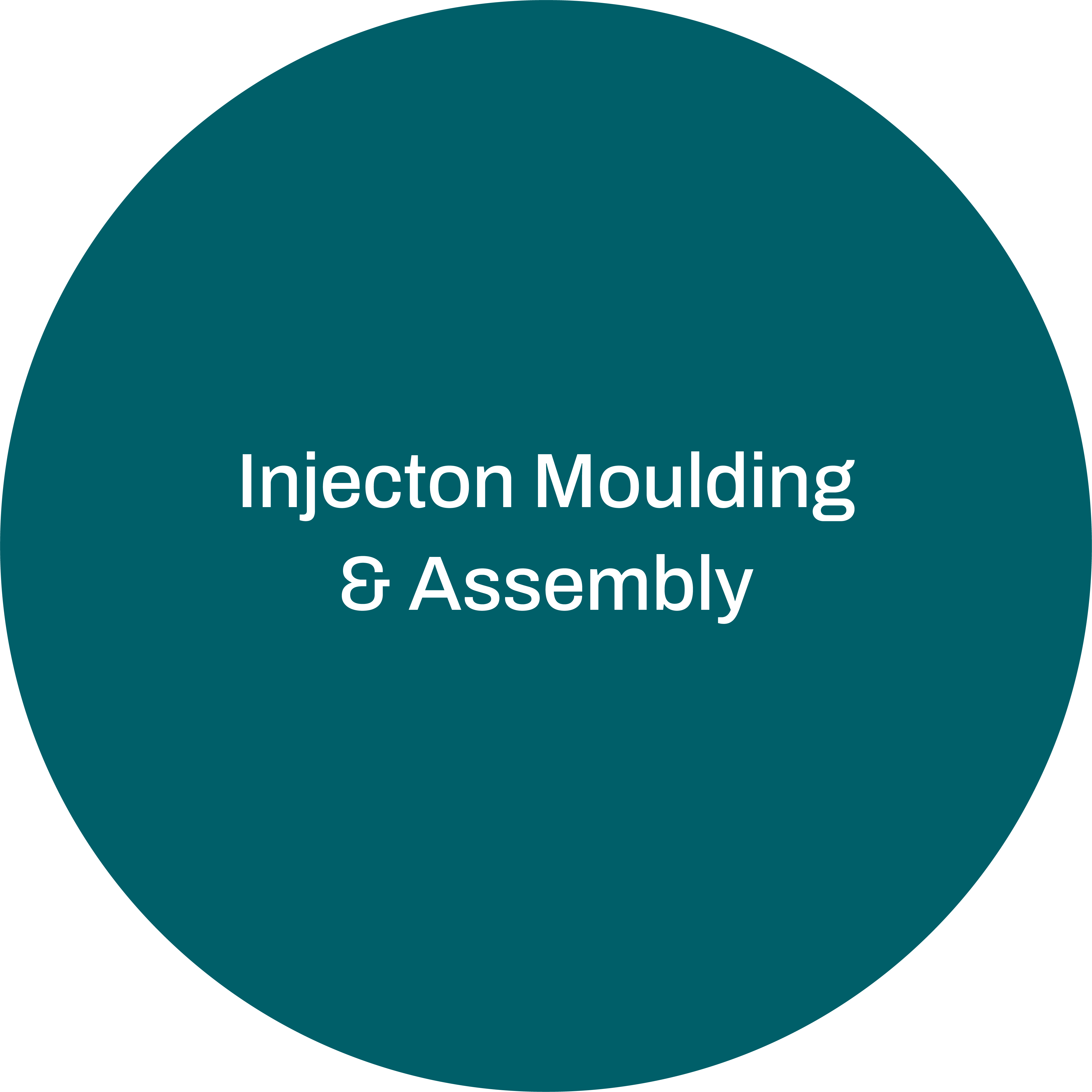injection moulding & assembly graphic illustration